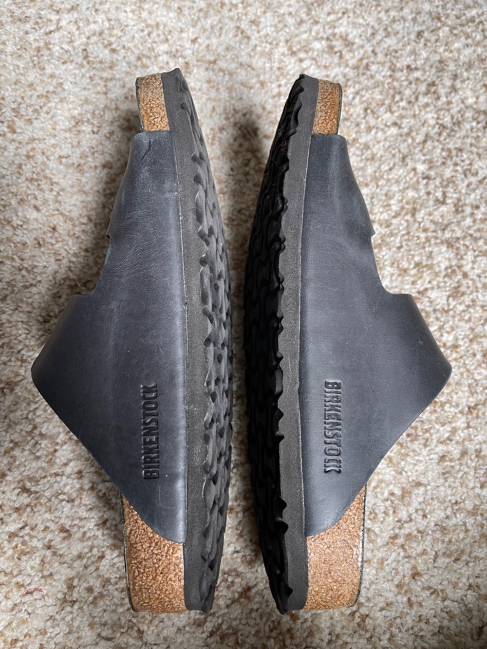 Birkenstock Double Buckle Arizona Sandals Black Size 39 - Picture 5 of 9